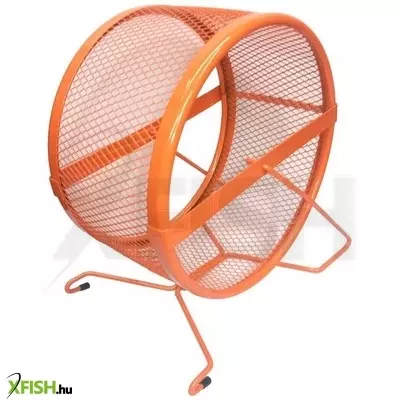 Inter-zoo sűrű rácsozású fém futókerék rágcsálóknak - 20cm narancssárga
