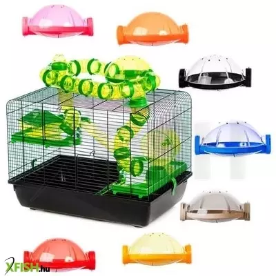 Inter-zoo galaxy hörcsög ketrec (ufó 3) narancssárga - 58*38*55cm