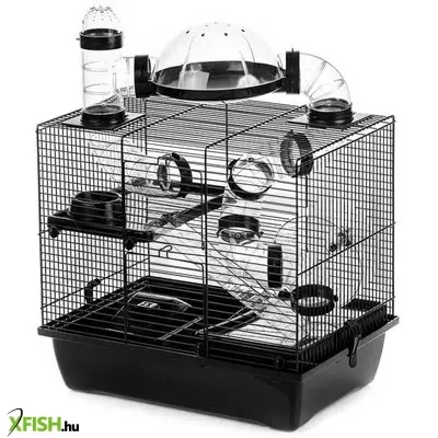 Inter-zoo rocky hörcsög ketrec (ufó 1) fekete - 42x29x55cm