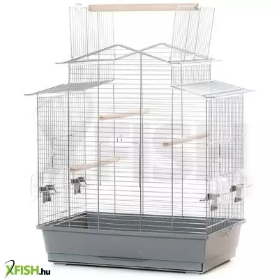 Inter-zoo iza 3 open madárkalitka króm - 58x38x65cm