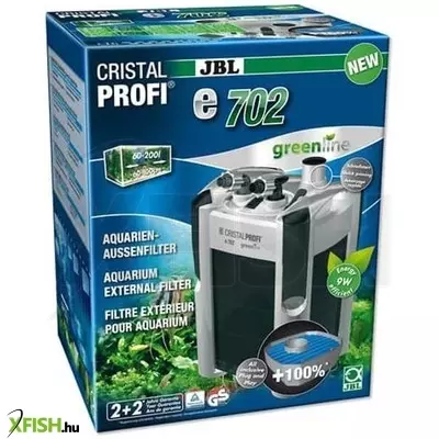 Jbl cristalprofi e702 greenline akváriumi külső szűrő 700l/h