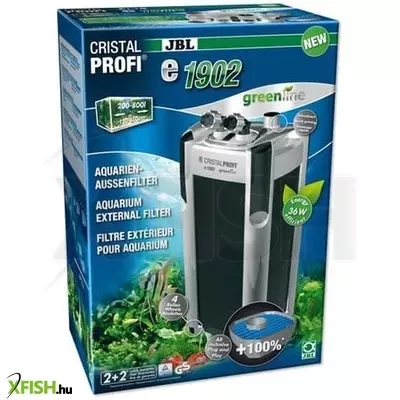 Jbl cristalprofi e1902 greenline akváriumi külső szűrő 1900l/h