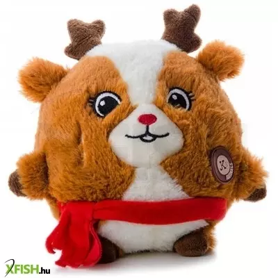 Jk animals kutyajáték - sípoló plüss rénszarvas 19cm