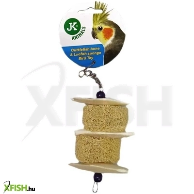 Jk animals madár játék - szépiacsont és luffa szivacs füzér