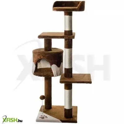 jk animals tina macskabútor kaparófával, odúval - 40x40x116cm