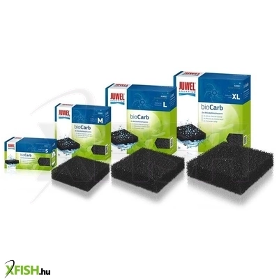 Juwel Biocarb Szűrőanyag Aktívszén Szivacs S-es 9.5x4.7x2.5cm 2db/csomag