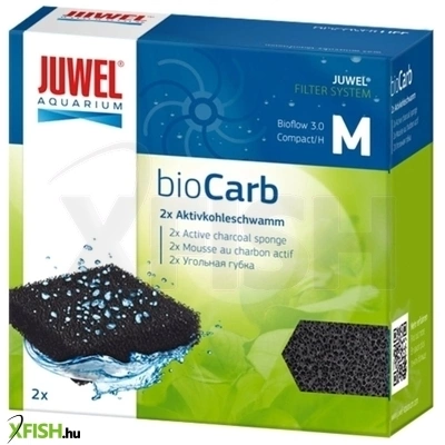 Juwel biocarb M (compact) szűrőanyag - aktívszén-szivacs (2db)