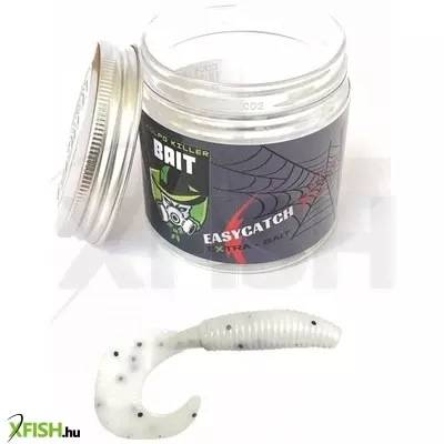 Yamashiro Sakana Twister Fehér Fekete Pöttyös 6cm 1,5Gr 10db/csomag