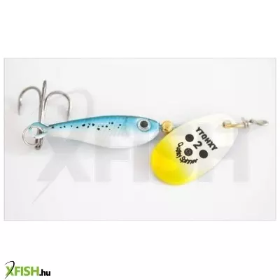 Yamashiro Spinfish Kék Fehér Körforgó Villantó 4cm 13g 1db/csomag