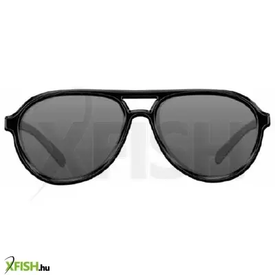 Korda Napszemüveg Sunglasses Aviator Mat Black Frame / Grey Lens Szürke Lencse - Tokban, Törlőkendővel