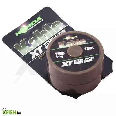 Korda Kable Xt Extreme Leadcore Előke 70Lb 15M Green Zöld