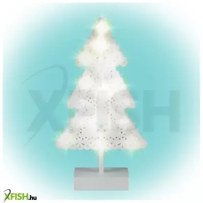 Dekorációs termékek home kad 19 pine karácsonyfa asztaldísz, 20 db led, abs műanyag, 21 X 39 cm