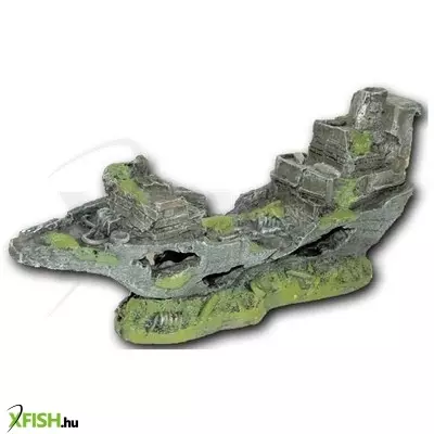 Kairui aquarium arts hajóroncs akvárium dekoráció - kb-054 (40x12x20cm)