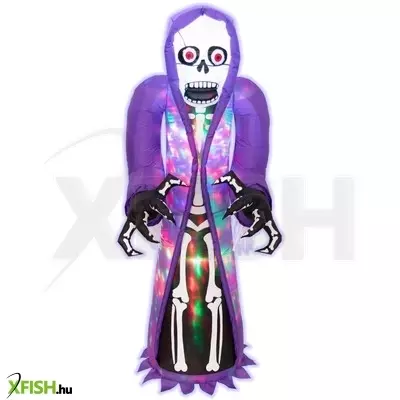 Dekorációs termékek home kd 150 cs felfújható halloween csontváz, 152 cm, belső LED projektorral, beépített ventilátor, kül- és beltéri