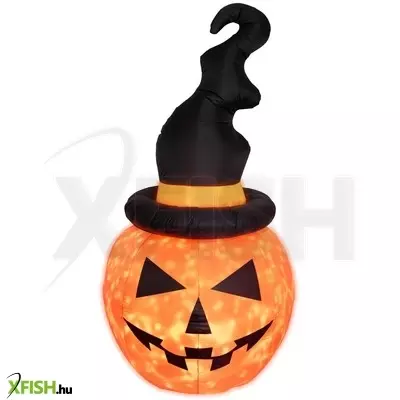 Dekorációs termékek home kd 180 t felfújható halloween tök, 183 cm, belső LED projektorral, beépített ventilátor, kül- és beltéri