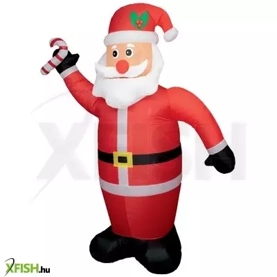 Dekorációs termékek home kd 240 M felfújható mikulás, 3 db led, beépített ventilátor, 6 db leszúró, kültéri, beltéri