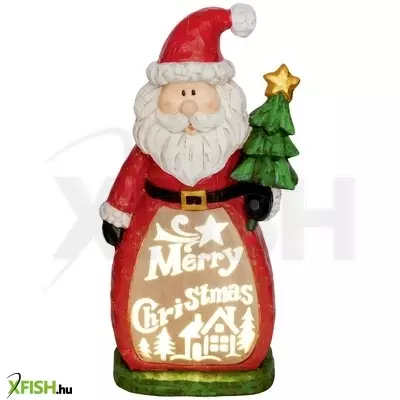 Dekorációs termékek home kdc 48 led-es kerámia mikulás figura, LED világítás