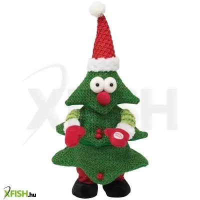 Dekorációs termékek home kdd 39 éneklő, táncoló fenyő, 40 cm magas