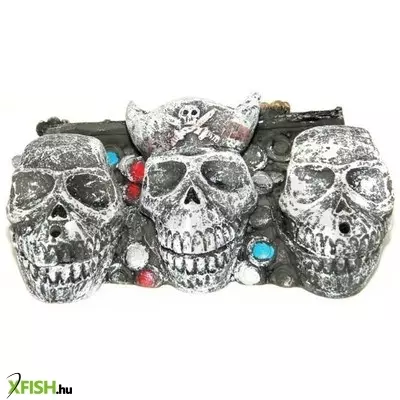 Kairui aquarium arts koponyák buborékoló akvárium dekoráció - ke-1109 (10x6x5cm)