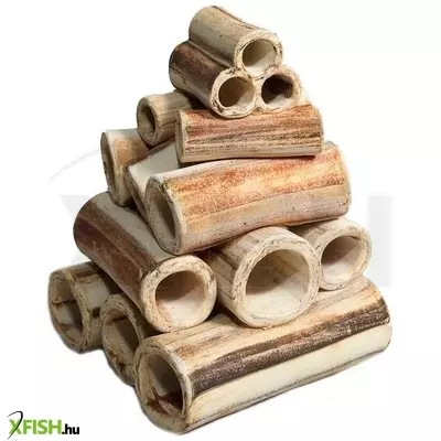 Aquanetta kerámia csőhalom búvóhely akváriumba - 13cm (világos)