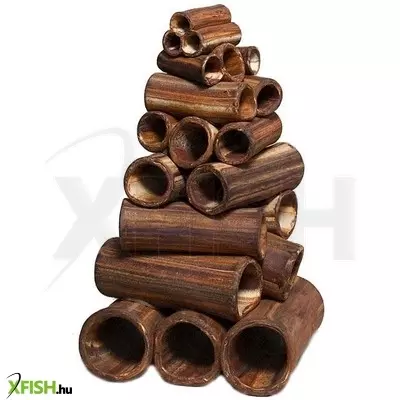 Aquanetta kerámia csőhalom búvóhely akváriumba - 28cm (sötét)