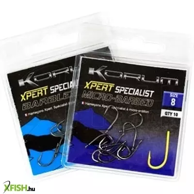 Korum Xpert Specialist Micro Barbed Hooks Mikro Szakállas Horog - Size 6