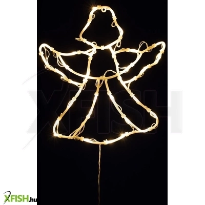 Dekorációs termékek home kid501ww angyal ablakdísz, 35 db melegfehér led, időzítő, kül- és beltéri kivitel
