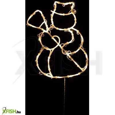 Dekorációs termékek home kid507bww hóember ablakdísz, 35 db melegfehér led, időzítő, elemes, beltéri kivitel