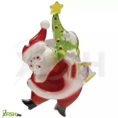 Dekorációs termékek home kid 323 led-es ablakdísz, 1 db led, öntapadós, mikulás, színváltó