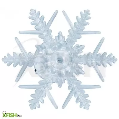 Dekorációs termékek home kid 331/wh led-es hópehely ablakdísz, beltéri kivitel, öntapadós, hidegfehér LED