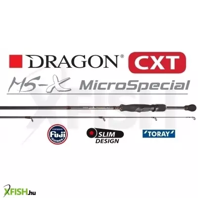 Dragon Ms-X Micro Special Ultra Light Pergető Bot 1,5-12G 198Cm Action: Medium Power: Lite 2-Rész