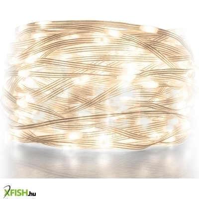 Dekorációs termékek home kkl1012dww dot led-es fényfüzér, 1000db melegfehér led, 70m hosszú, 8+4 funkció, átlátszó vezeték, adapteres tápellátás, kül és beltéri kivitel