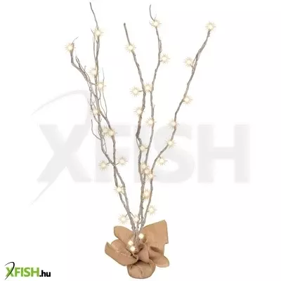 Home klb 120/sl világító ágak, 40 db led, 120 cm ágak, ezüst színű, ismétlődő időzítés, beltéri