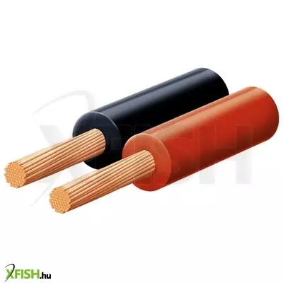 Use sal kls 0,35 hangszóróvezeték, piros-fekete, 2 X 0,35 mm2, 0,15 mm elemi szál, 100 m/ tekercs