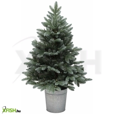 Dekorációs termékek home kmf90bled elemes műfenyő led-ekkel, 100db melegfehér led, 90cm magas, 3d és 2d tűlevelek, elemes tápellátás, beltéri kivitel