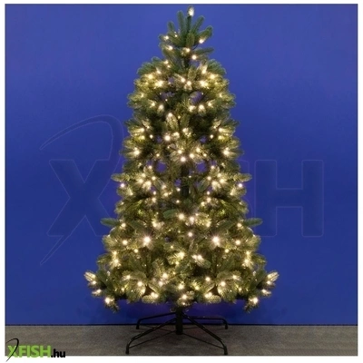 Dekorációs termékek home kmf 6/180 műfenyő beépített világítással, 350 db led, 180 cm magasság, 106 cm átmérő, talpkapcsoló, 4 funkció