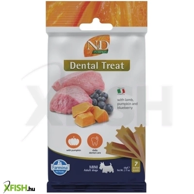 n d pumpkin dog jutalomfalat lamb blueberry adult mini 60g