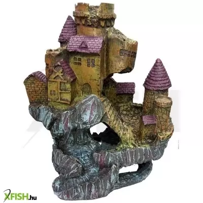 Kairui aquarium arts várrom akvárium dekoráció - ks-009 (23x23x33cm)