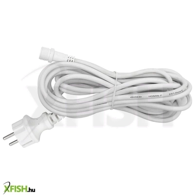 Dekorációs termékek home kshw5 hálózati csatlakozókábel, 5 m, fehér, kül- és beltéri kivitel
