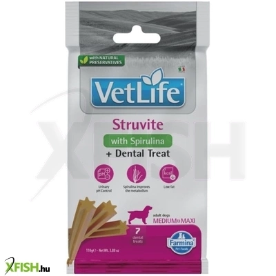 Vet Life Natural Diet Dog Jutalomfalat Struvite Adult Medium 100g
