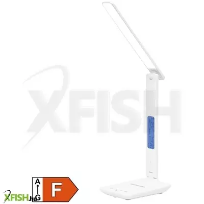 Home la 10 q asztali lámpa vezeték nélküli töltővel, 600 lm, 6 w, 5 fokozat, vezeték nélküli qi töltő (max. 10 w)