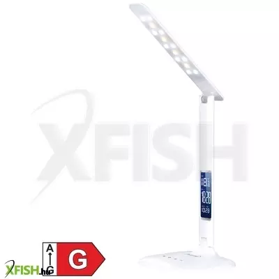 Home la 51 led-es asztali lámpa, óra, 5 W / 400 lm, hőmérő, naptár, ébresztés, melegfehér / hidegfehér / természetes színhőmérsékletek