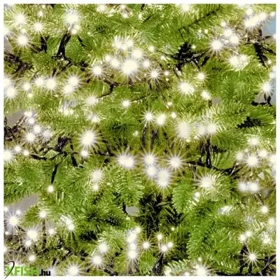 Dekorációs termékek home lc 768/ww led-es cluster fényfüzér 7,5 M / 768 db melegfehér led, fekete vezeték, 8 fényprogram, távirányító, hálózati adapter, kül- és beltéri kivitel