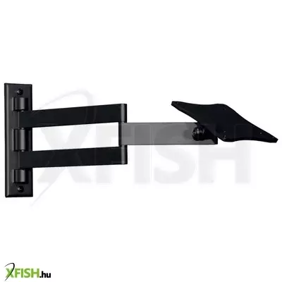 Home lcdh 01/bk fali tartó, hangfalakhoz, max. 15 kg teherbírású, 3 ponton forgatható tartókar, alumíniumöntvény konstrukció, tartozék szerelvények