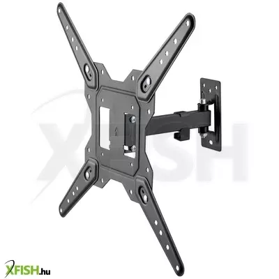 Home lcdh 321 lcd/led tv fali tartó, 23” - 55” képernyőméretig, max. 30 kg teherbírás, teljesen mozgatható, fali rögzítő elemek tartozékok