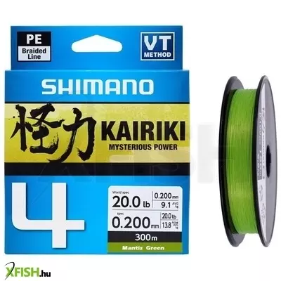 Shimano Line Kairiki 4 Fonott Zsinór Multi Color 150m 0,06mm 4,4Kg
