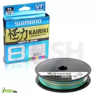 Shimano Line Kairiki 4 Fonott Zsinór Multi color 150m 0,10mm 6,8Kg