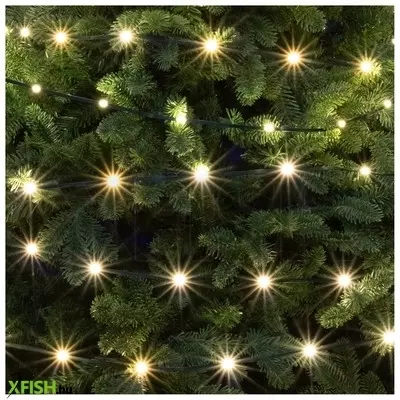 Dekorációs termékek home led308dww dot led-es fényfüzér, kül- és beltéri kivitel, 300 db melegfehér led, 8 világítási mód, 30 M füzérhossz