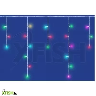 Dekorációs termékek isparkle leds108iv-1 led-es fényfüggöny, 3 M / 108 db rgb led, applikációval vezérelhető, smart, kül- és beltéri kivitel