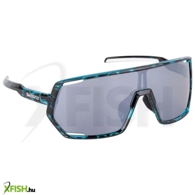 Shimano Eyewear Lesath SM Tortoiseshell Blue Silver Mirror Horgász Napszemüveg